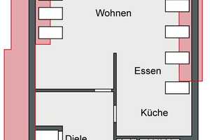 KA-Durlach / außergewöhnliche DG-Maisonette-Whg mit Süd-Loggia, 5 Zimmer und optional zwei TG-Plätze – Karlsruhe – Vorschaubild 3