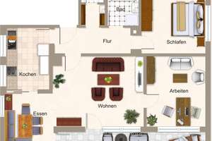 Lichtdurchflutete, optimal geschnittene 3,5-Zimmer-Wohnung mit großem Balkon. – Die vollständige Adresse der Immobilie erhältst du vom Anbieter., 70565 Rohr, Stuttgart – Vorschaubild 14