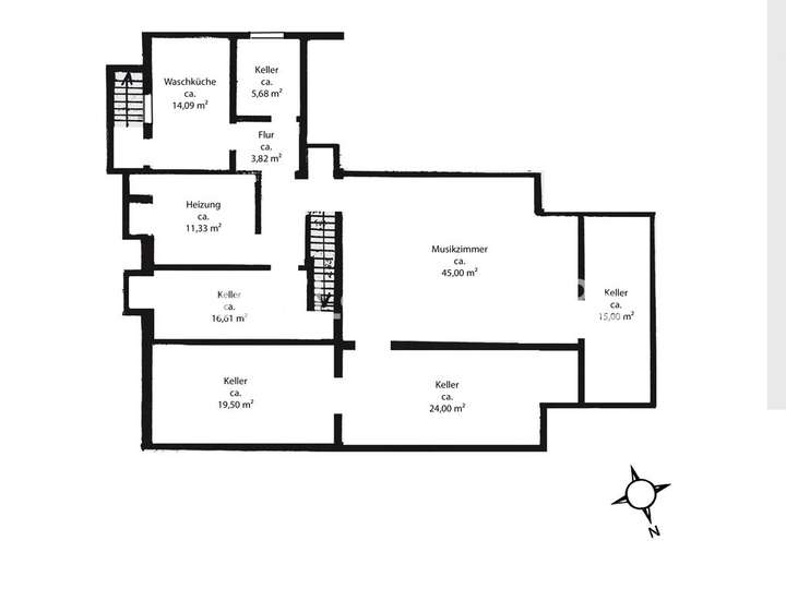 Grundriss Keller