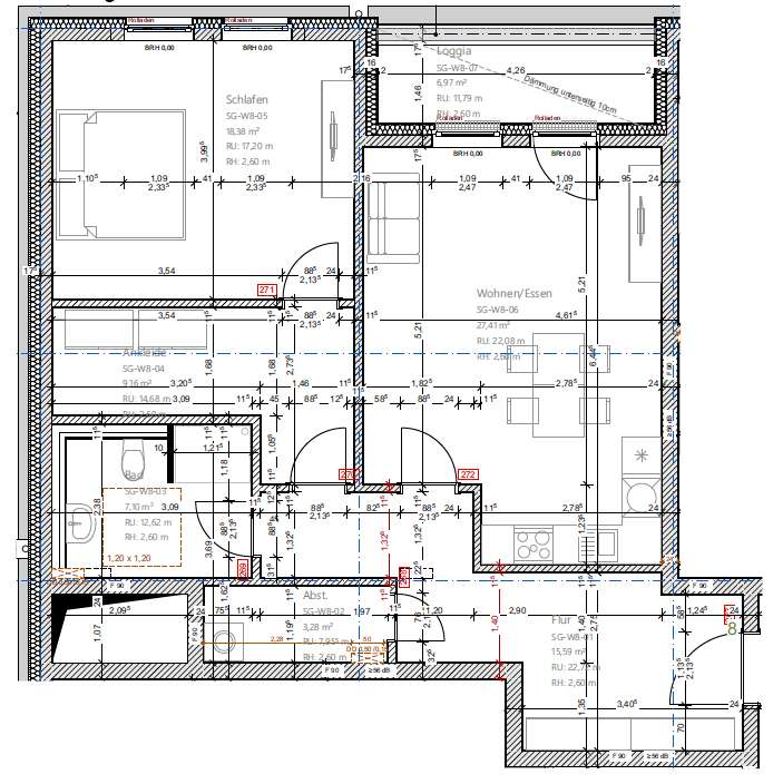 Grundriss Wohnung 08
