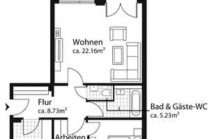 AIGNER - Vermiete 2,5-Zimmer-Wohnung mit geräumigen West-Balkon am Hachinger Bach – Die vollständige Adresse der Immobilie erhältst du vom Anbieter., 81735 Neuperlach, München – Vorschaubild 7