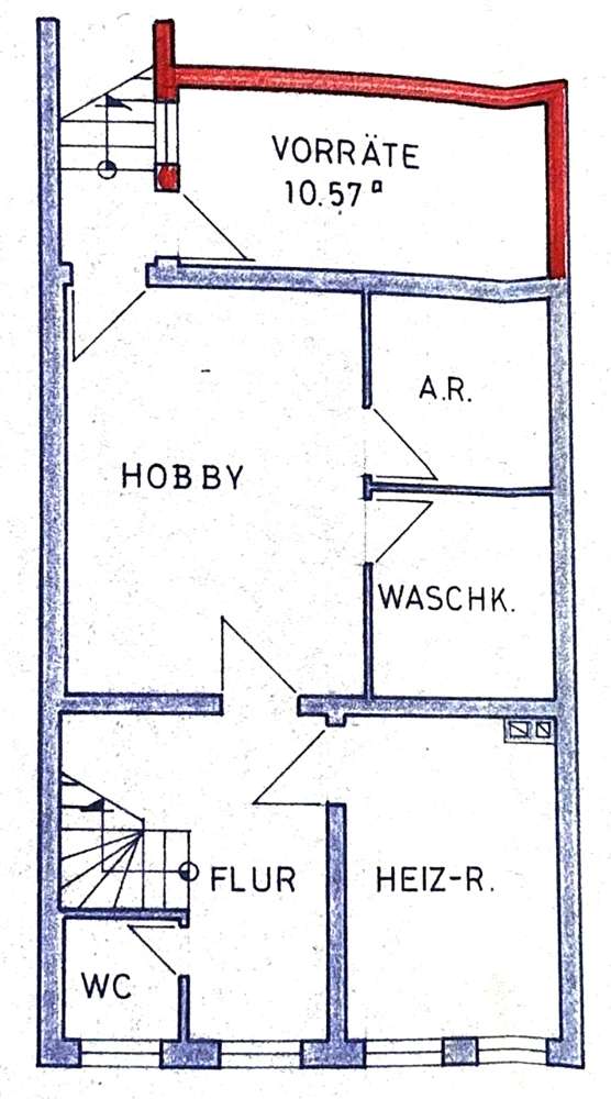 Grundriss Keller