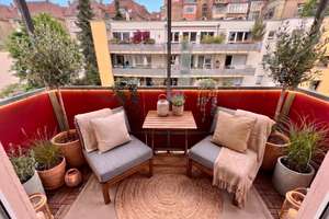 Charmante 2- Zi. Whg.  in zentraler Lage mit Balkon und Grünblick – Olgastraße 97A, 70180 Bopser, Stuttgart – Vorschaubild 3