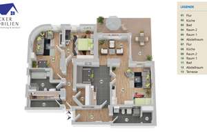 2-Zimmer Souterrain-Wohnung – Adolfstr. 60, 38102 Viewegsgarten-Bebelhof, Braunschweig – Vorschaubild 4