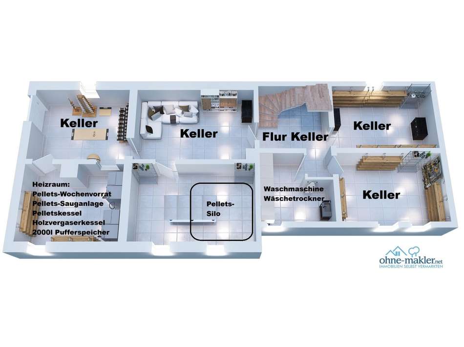 KG Werkstatt, Lager, Heizung 