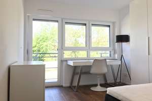 Top-Lage am Campus: Möbliertes Apartment mit Balkon im Herzen Augsburgs – Friedberger Str. 5, 86161 Wolfram-und Herrenbachviertel, Augsburg – Vorschaubild 1