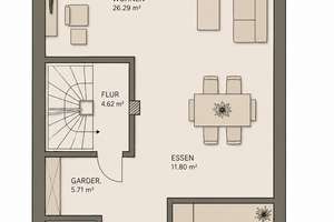 Provisionsfrei: Saniertes Reiheneckhaus mit schönem Garten und Garage – 44388 Bövinghausen, Dortmund – Vorschaubild 13