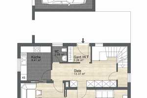 Franzosenbauer-Kempten: Freistehendes Einfamilienhaus auf 1000 m² Grundstück – Kempten (Allgäu) – Vorschaubild 38