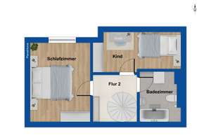 Vermietete 3‑Zimmer‑Maisonette‑Wohnung mit Balkon und Tiefgarage in Magdeburg‑Stadtfeld – Die vollständige Adresse der Immobilie erhältst du vom Anbieter., 39108 Stadtfeld Ost, Magdeburg – Vorschaubild 13