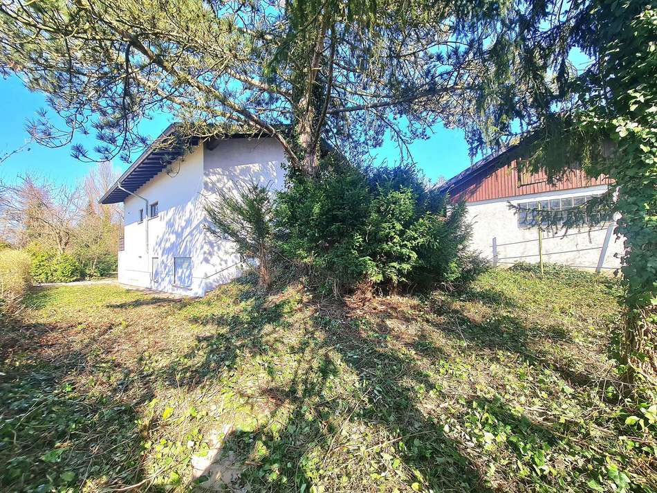 Westseite und Garage