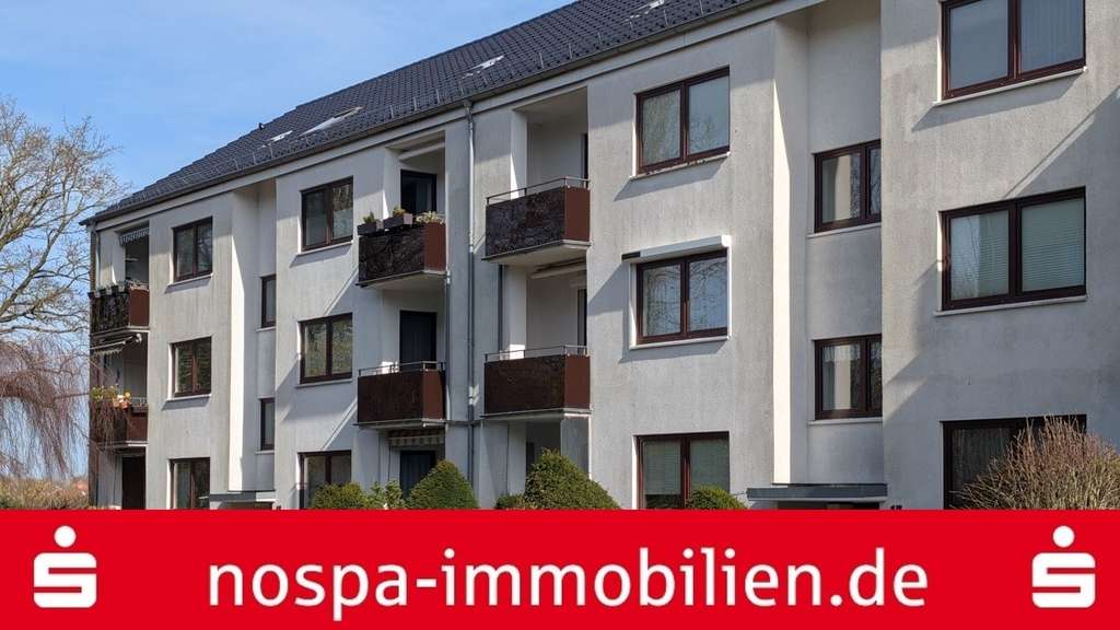 Immobilie in Schleswig - Attraktive 3-Zimmer-Eigentumswohnung im 2. Obergeschoss mit Garage - Bild 0