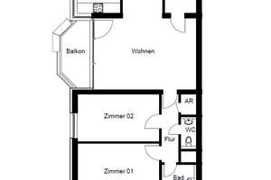 Renovierte 3-Zimmer-Wohnung: moderne Ausstattung, Balkon, neues Wannenbad, separate Küche, sep. WC – Friedensstraße 114a, 51145 Urbach, Köln – Vorschaubild 30
