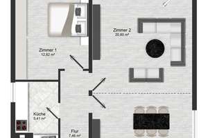 Tolle Kapitalanlage | Leerstehende & Helle 3 Zimmer-Wohnung inkl. Garage | nähe Westendplatz – 60325 Westend-Süd, Frankfurt am Main – Vorschaubild 6
