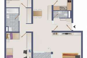 S-Heumaden: Helle 3,5-Zimmer-Wohnung mit Einbauküche, Terrasse und Aufzug – Die vollständige Adresse der Immobilie erhältst du vom Anbieter., 70619 Heumaden, Stuttgart – Vorschaubild 21