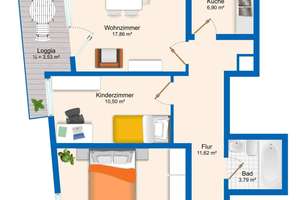 Kernsanierte 3-Zimmer-Wohnung mit Panoramabergblick – Die vollständige Adresse der Immobilie erhältst du vom Anbieter., 87437 Bühl, Kempten (Allgäu) – Vorschaubild 13