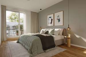 AIGNER - Perfekt geschnitte 2-Zimmer-Wohnung mit offenem Wohnbereich und Ostterrasse – Die vollständige Adresse der Immobilie erhältst du vom Anbieter., 81247 Obermenzing, München – Vorschaubild 3
