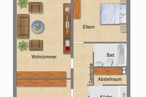 Schöne Kapitalanlage im Ortskern von Friedrichsfeld mit großem Balkon und Aufzug – Bülowstraße 61, 46562 Voerde (Niederrhein) – Vorschaubild 9