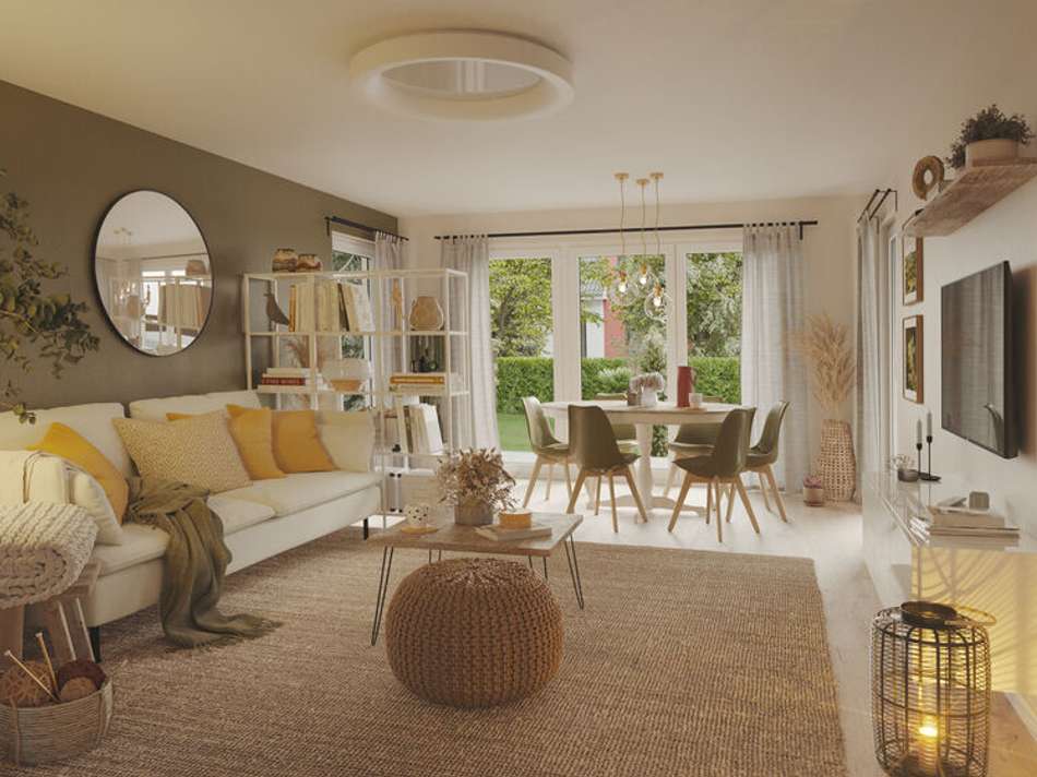 Wohnbeispiel Wohnzimmer