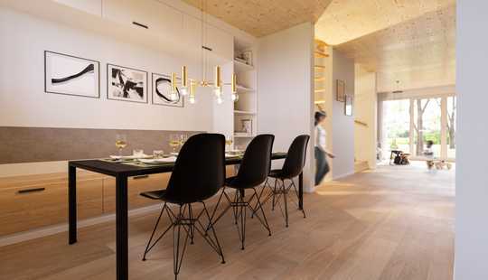 Bild von Großzügiges Reihenendhaus mit Dachterrasse und Gartenparadies.