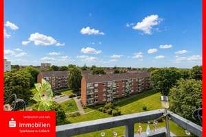 Etagenwohnung mit beeindruckendem Weitblick über Lübeck, frei zu übergeben – 23556 Sankt Lorenz Nord, Lübeck – Vorschaubild 1