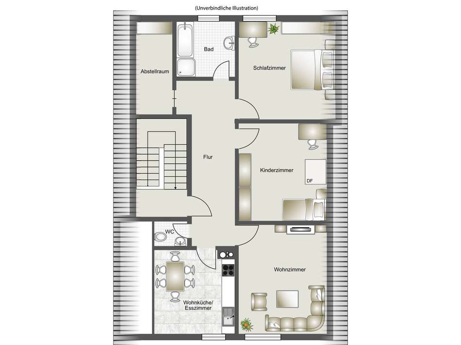 Grundriss Obergeschoss