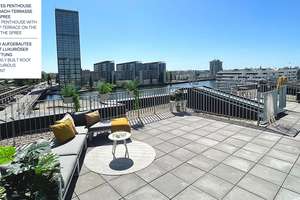 Penthouse mit Spreeblick ,60qm Rooftop-Terrasse, Klimaanlagen, Aufzug – Stralauer Allee 17, 10245 Friedrichshain, Berlin – Vorschaubild 20