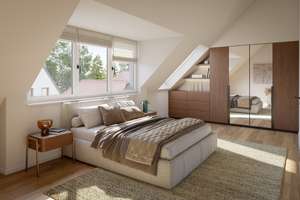 PENTHOUSE DER EXTRAKLASSE MIT PRIVATLIFT,  DACHTERRASSE MIT PERGOLA,  KAMIN- & KLIMAVORBEREITUNG – Reisachstraße 9, 81545 Harlaching, München – Vorschaubild 4