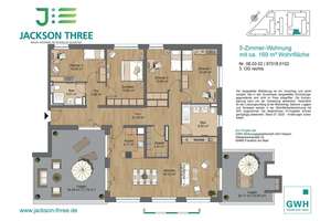 Exklusive 5-Zimmer-Wohnung mit zwei Loggien – Franklin-D.-Roosevelt-Straße 21, 68309 Käfertal, Mannheim – Vorschaubild 11