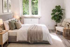 Kapitalanlage mit 6 % BMR: 2-Zimmer im Hochparterre, komplett möbliert – Spitzwegstraße 7, 4328 Paunsdorf, Leipzig – Vorschaubild 1