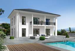 Modernes Poolhaus mit Weitblic