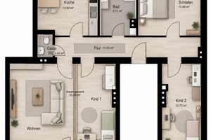 Wohnen mit Seltenheitswert – Tolle Altbauwohnung mit  Privatsphäre! Ganze Etage! Hofseitiger Balkon! – Kiekebuschstraße 3, 12555 Köpenick, Berlin – Vorschaubild 8