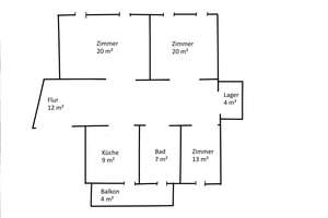 lichtdurchflutete 3-Zimmer-Wohnung mit Balkon – Breitenfelder Straße 28, 4155 Gohlis-Süd, Leipzig – Vorschaubild 8
