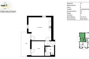2-Zimmer-Wohnung in der Dresdner Neustadt – Königsbrücker Straße 95, 1099 Äußere Neustadt, Dresden – Vorschaubild 8