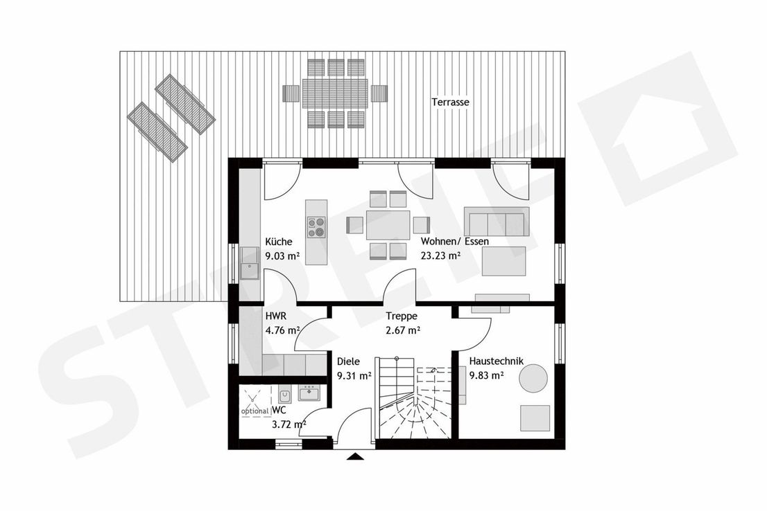 Floor plan ground floor