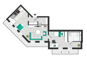 Geräumige Dachgeschosswohnung nah Schloß Charlottenburg - 2 Zimmer am Mierendorffplatz – Osnabrücker Straße 27, 10589 Charlottenburg, Berlin – Vorschaubild 36