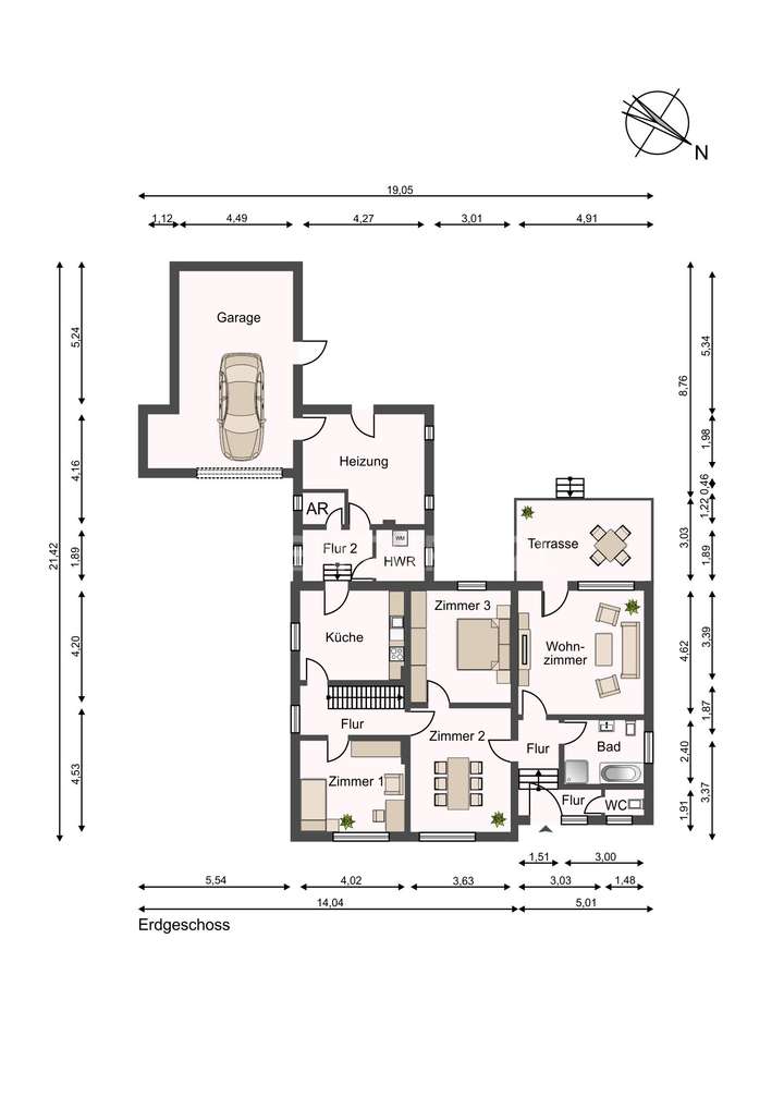 Grundriss EG (beispielhaft)