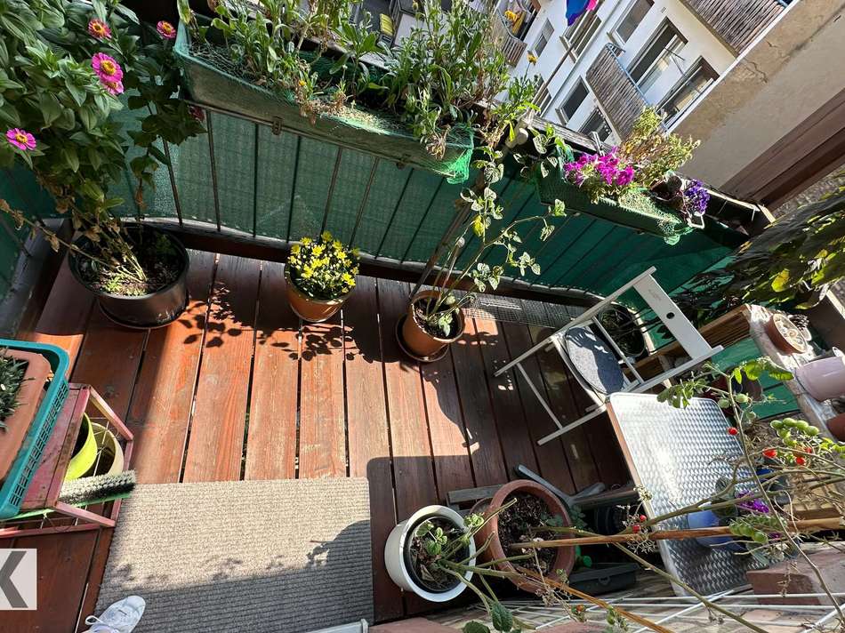 Balkon Vogelperspektive