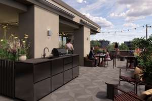 Möbliertes Studio Standard mit Gemeinschaftsflächen: Padelplatz, Fitness, Dachterrasse & mehr – Buschkrugallee 64, 12359 Britz, Berlin – Vorschaubild 9