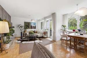 Charmante 3-Zimmer-Wohnung mit Balkon in begehrter Lage von München-Bogenhausen!