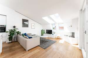 Neuwertige DG-Wohnung mit Terrasse und offenem Grundriss – Die vollständige Adresse der Immobilie erhältst du vom Anbieter., 80634 Neuhausen, München – Vorschaubild 2