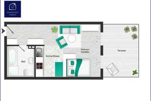 Moderne 1-Zimmer-Wohnung mit Südbalkon und Tiefgaragenstellplatz in gefragter Lage – Die vollständige Adresse der Immobilie erhältst du vom Anbieter., 85049 West, Ingolstadt – Vorschaubild 7