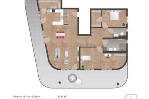 ERSTBEZUG JULI 2026 im Hochgelegen !                               Penthouse 3 Zimmer-Wohnung TYP  M