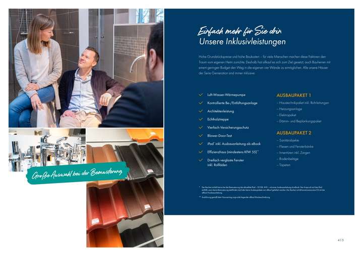 Große Auswahl bei der Bemuster