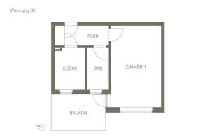 Vermietete Eigentumswohnung mit Balkon in Wandsbek – Die vollständige Adresse der Immobilie erhältst du vom Anbieter., 22047 Wandsbek (Ortsteil), Hamburg – Vorschaubild 5