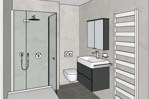 Bestlage am Hirschgarten: Ziemlich individuelle Dachterrassen-Wohnung | Ideal für Single oder Paar – Die vollständige Adresse der Immobilie erhältst du vom Anbieter., 80639 Nymphenburg, München – Vorschaubild 7