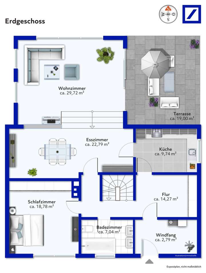 Grundriss Erdgeschoss