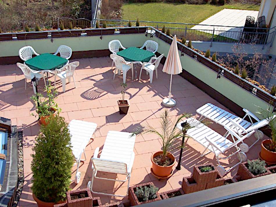 Große Dachterrasse