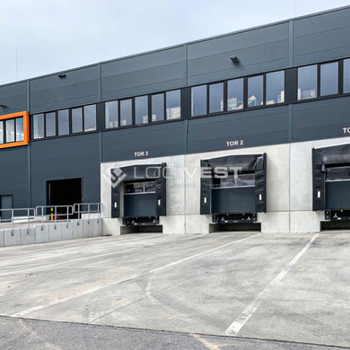 Projektierter Neubau von 9.000 m² direkt am Kombibahnhof zu Q2/2025