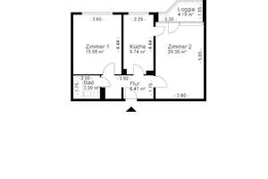 Zweizimmerwohnung Blick ins Grüne – Tirschenreuther Ring 16, 12279 Marienfelde, Berlin – Vorschaubild 15