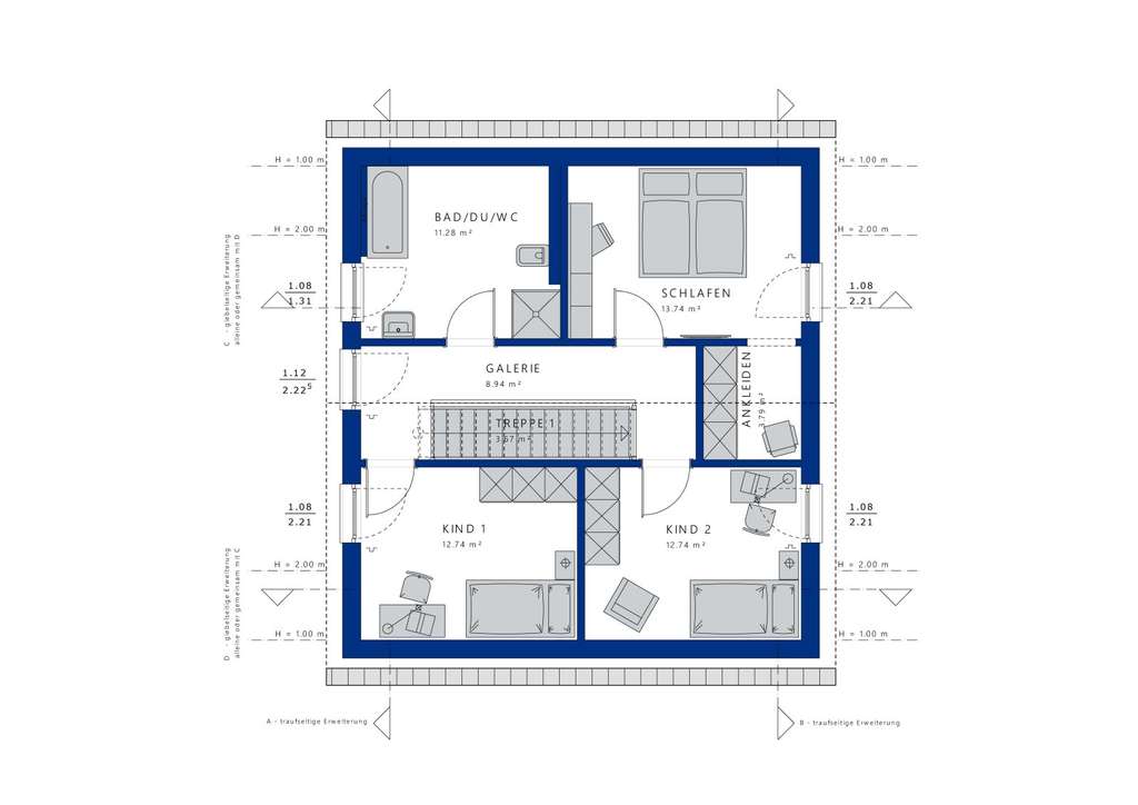 Immobilie in Seck - Ein Zuhause für die Familie - individuell geplant von Bien-Zenker - Bild 3